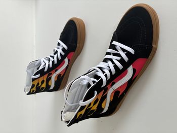 Vans - SK8 hi zip - Flame Black Gum - Taille 36