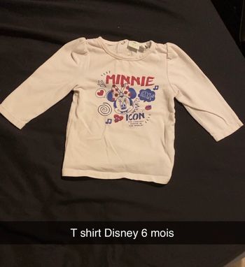 T shirt manche longue disney 6 mois