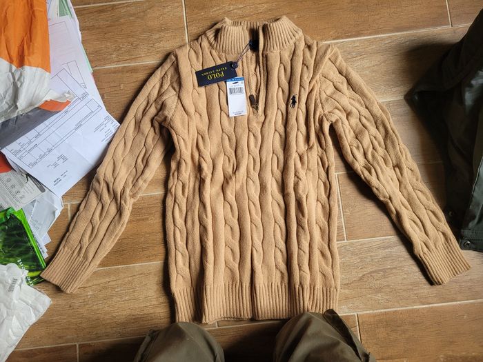 Pull Polo Ralph Lauren torsadé zipée - photo numéro 4