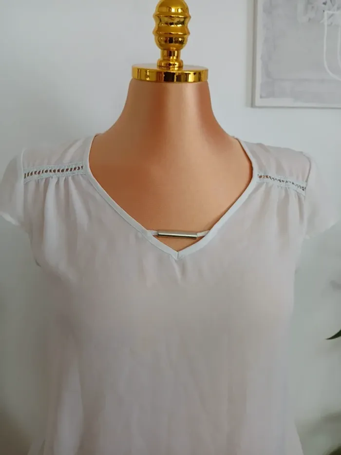 Blouse d'été grain de malice Taille L🌿💝 - photo numéro 3
