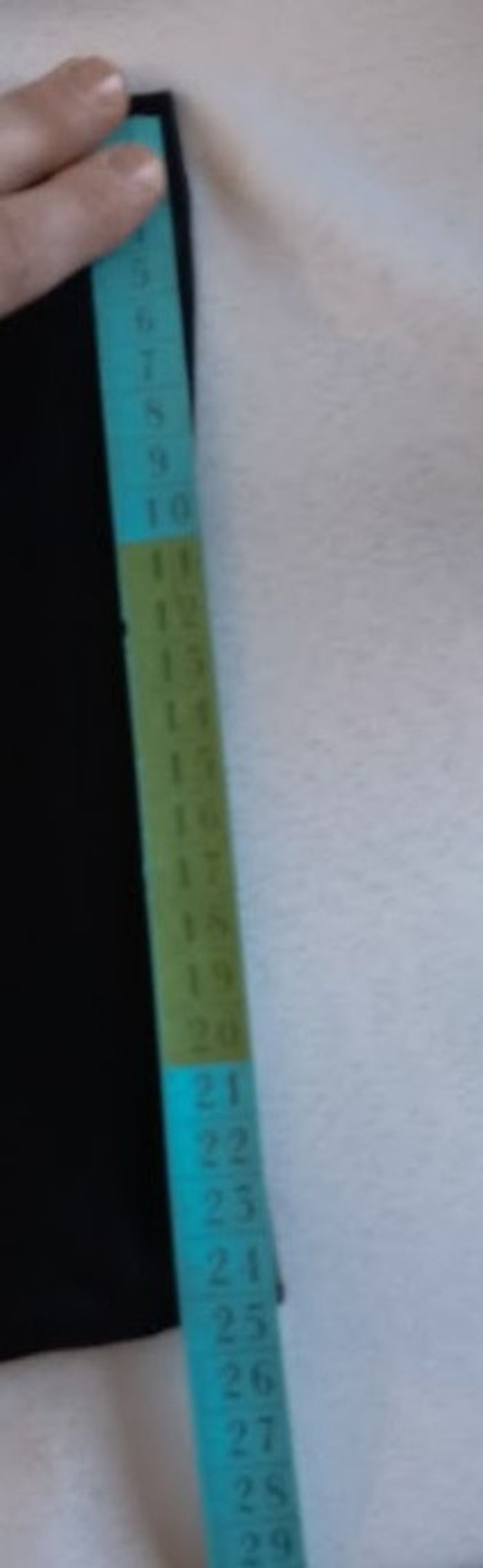 Pantalon Large Noir Évasé Taille Haute - photo numéro 5