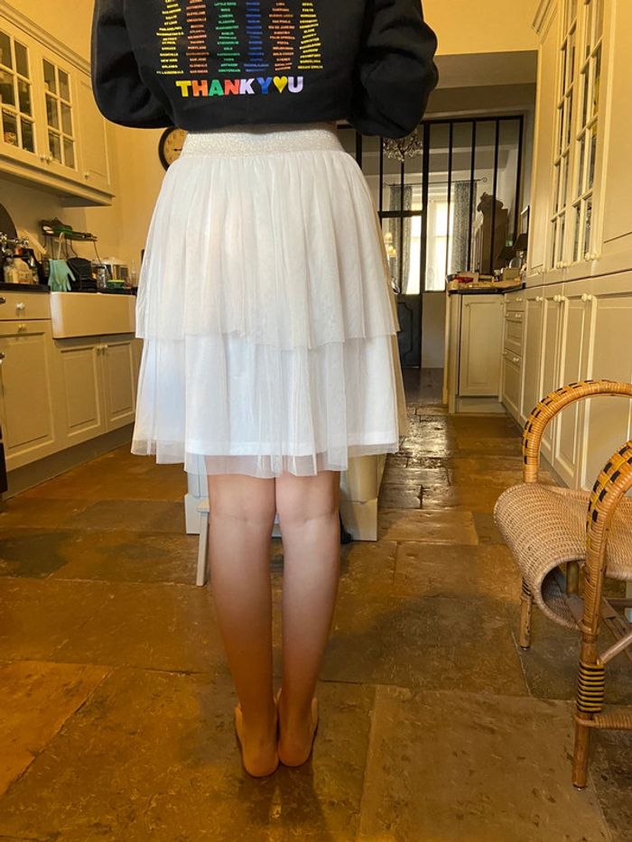 Jupe tutu en tulle crème Vero Moda taille M - photo numéro 12