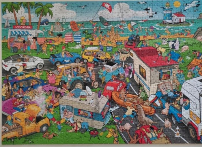 Lot de 4 puzzles en 1000 pièces dont 3 Neufs - photo numéro 4