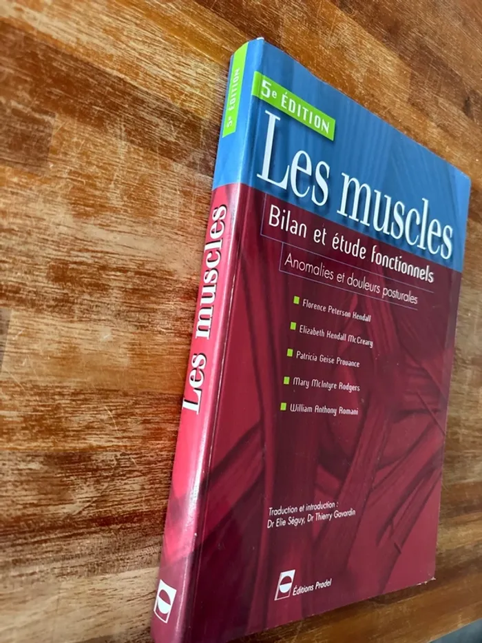 Livre les muscles, bilan et étude fonctionnelle, anomalie et douleur posturale - photo numéro 2