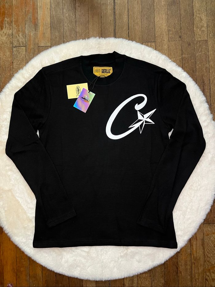 Sweat-shirt corteiz noir/blanc neuf avec étiquette taille M