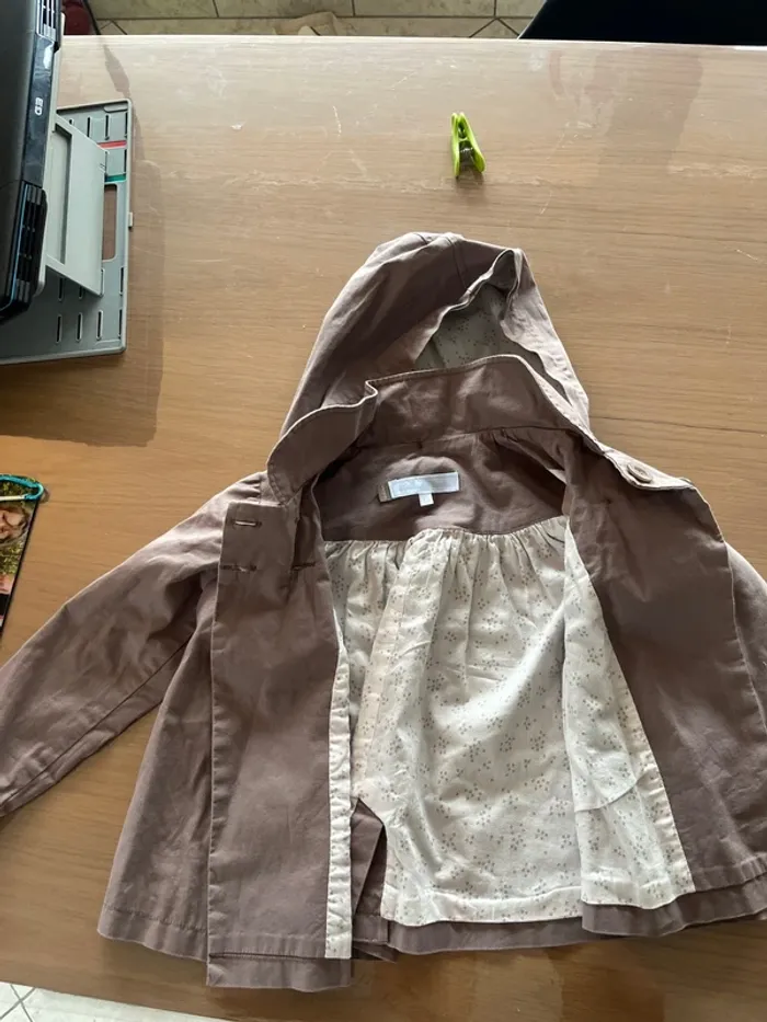 Trench / Veste fille 4 ans été automne - photo numéro 3