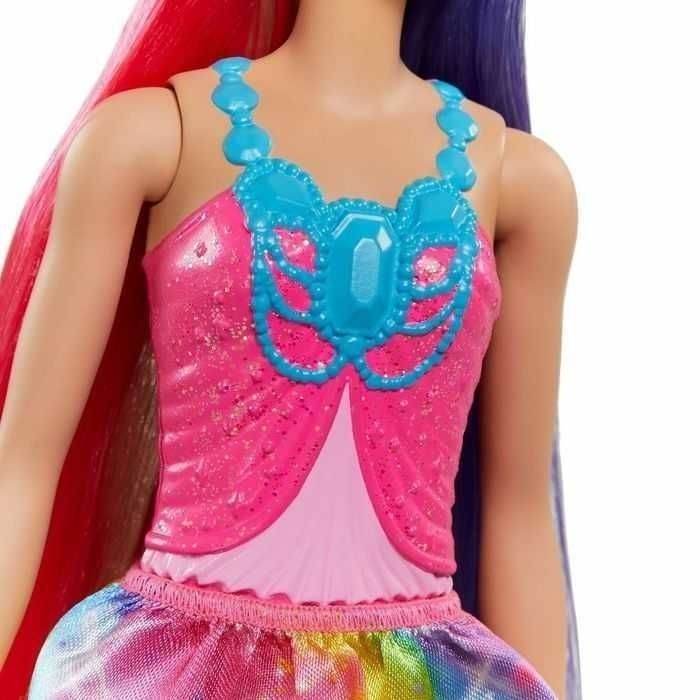 Barbie Poupée Royal Dreamtopia Avec Cheveux Bicolores - photo numéro 4