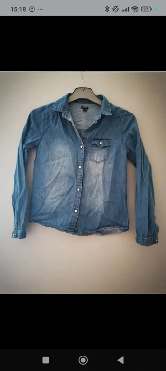 Chemise en jean