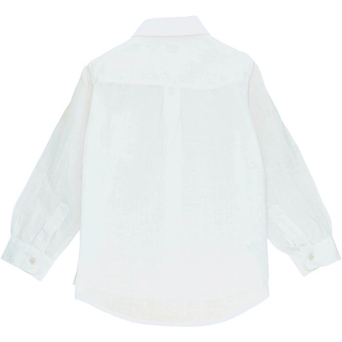 Chemise à manches longues 4 ans en lin Il Gufo - photo numéro 2