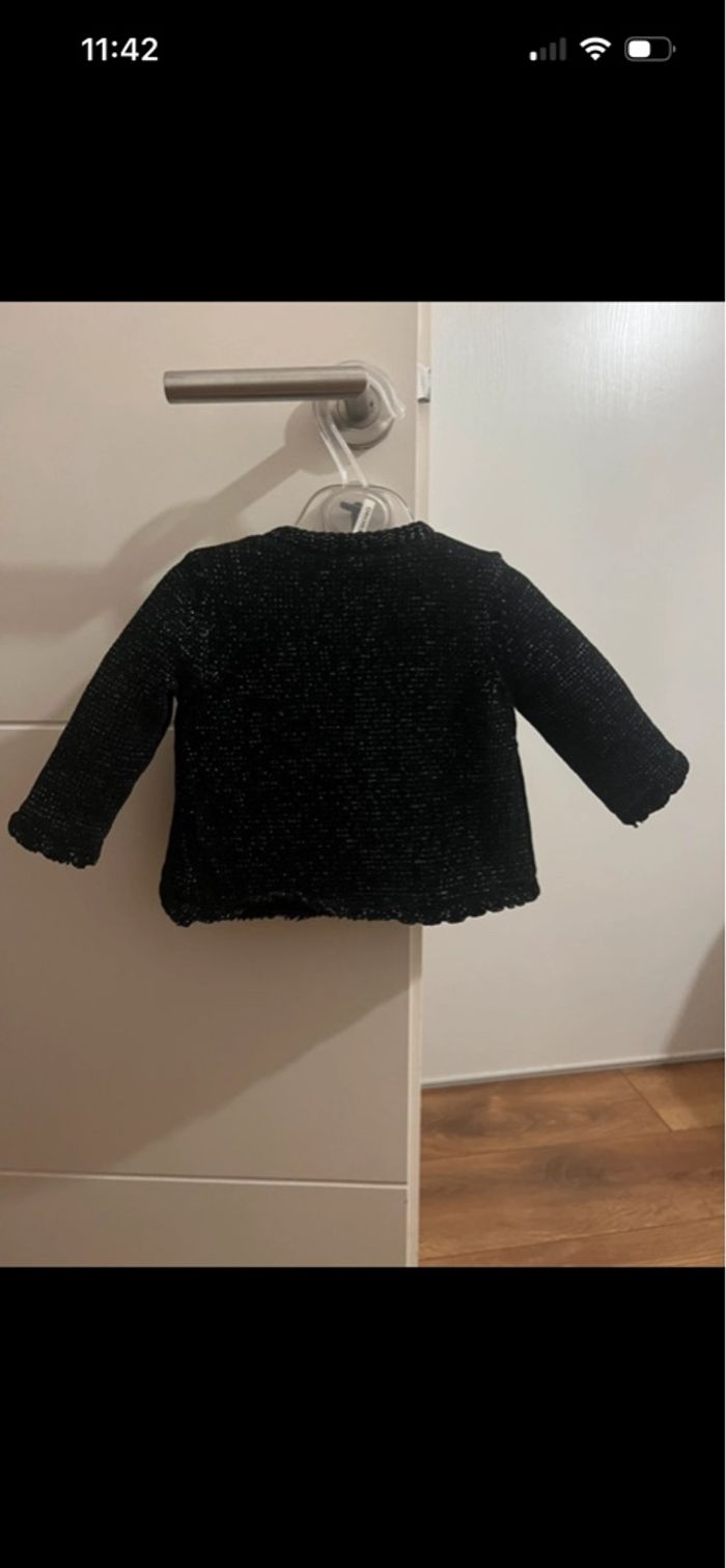 Veste noir bébé fille 3 mois - photo numéro 2