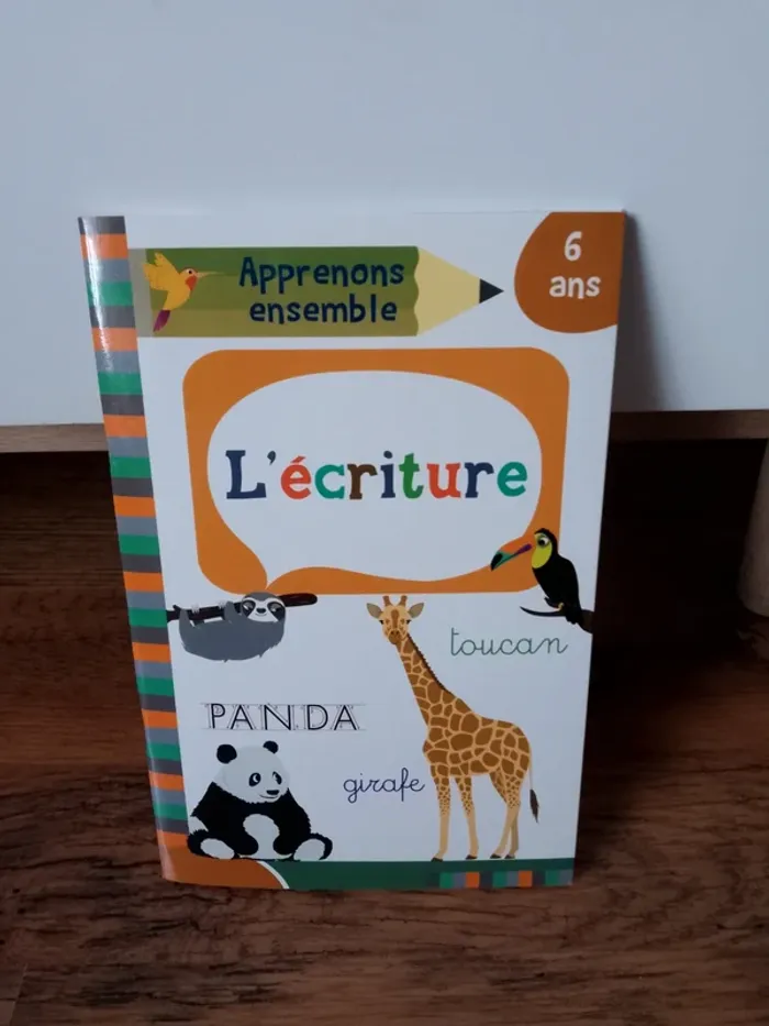 Livre d'apprentissage de l'écriture
