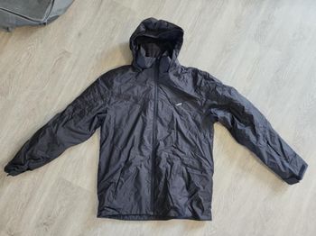 Blouson de ski  ,noir  ,capuche  ,fermeture  ,Wed"ze  , taille  M