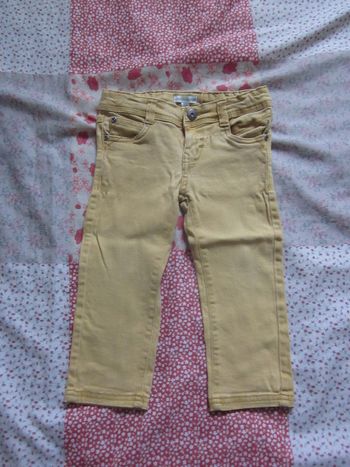 Jean jaune moutarde 24 mois