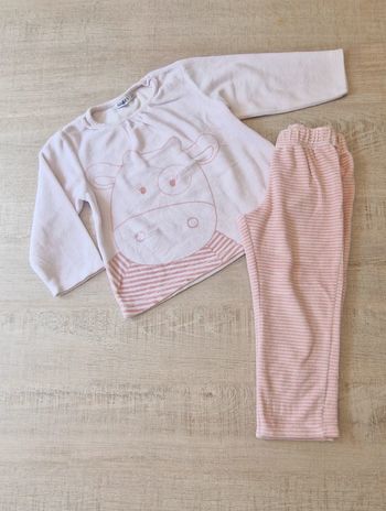 Pyjama chaud rose Noukies 92