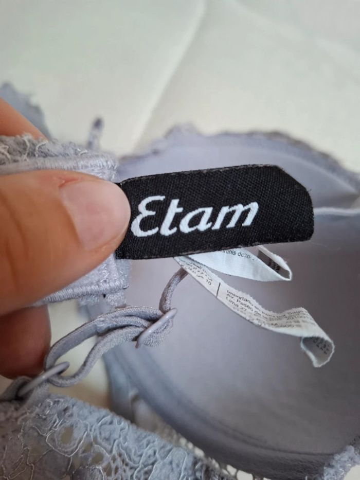 Soutien gorge ampliforme 85b Etam couleur lilas - photo numéro 6
