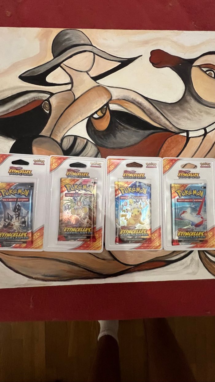 Art set blister plastique Pokémon ev8 étincelle déferlante - photo numéro 3