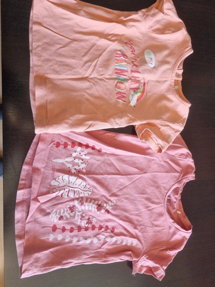 Lot 2 tee shirts fille