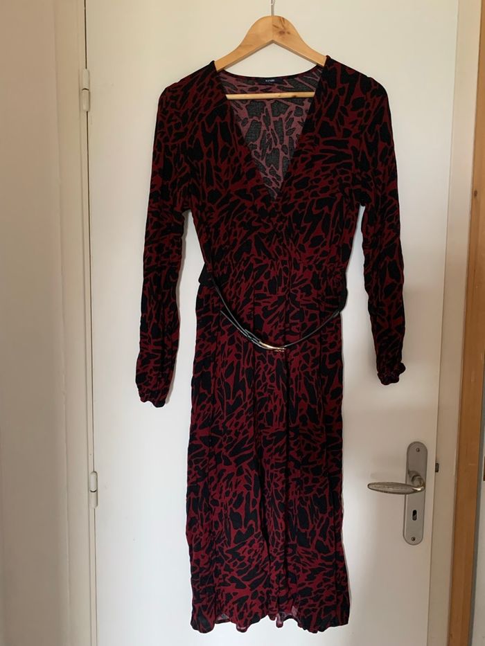 Robe léopard rouge noir - photo numéro 7