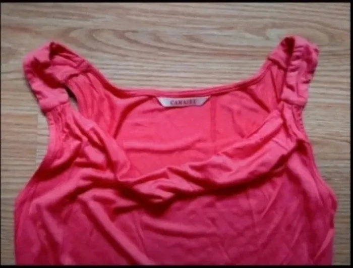 Débardeur rose saumon. Femme . Camaïeu
. Taille 36 - photo numéro 6