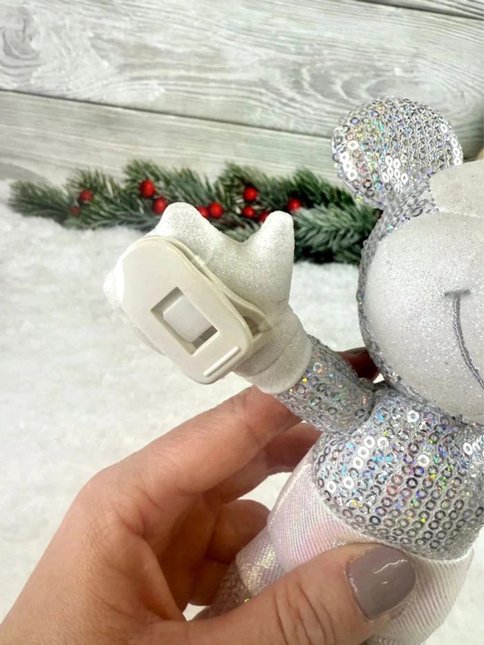 Peluche d’épaule Disney Mickey Sequin argent 20th anniversary Tokyo Disneyland - photo numéro 8