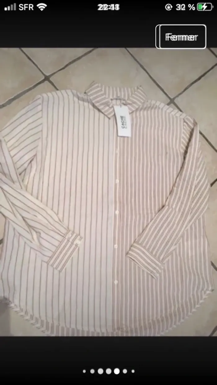 Neuve avec étiquettes Magnifique chemise en 40 de marque Cache cache - photo numéro 5