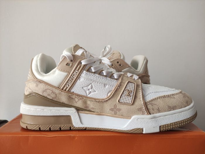 Baskets Trainer beige - photo numéro 4