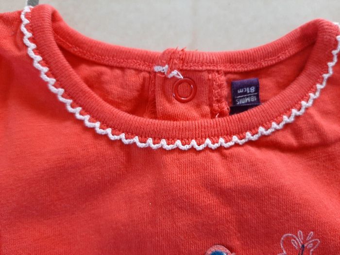 Lot de 9 tee shirts manches courtes fille 18 mois - photo numéro 4