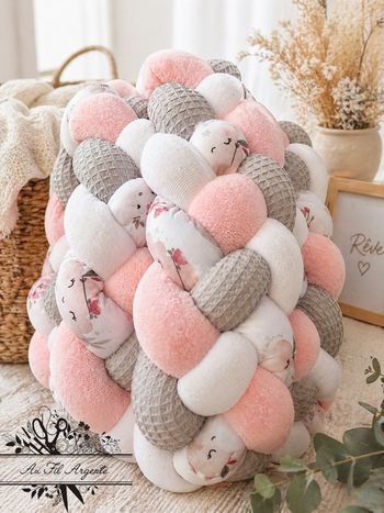 Tresse de lit Nuage girly 