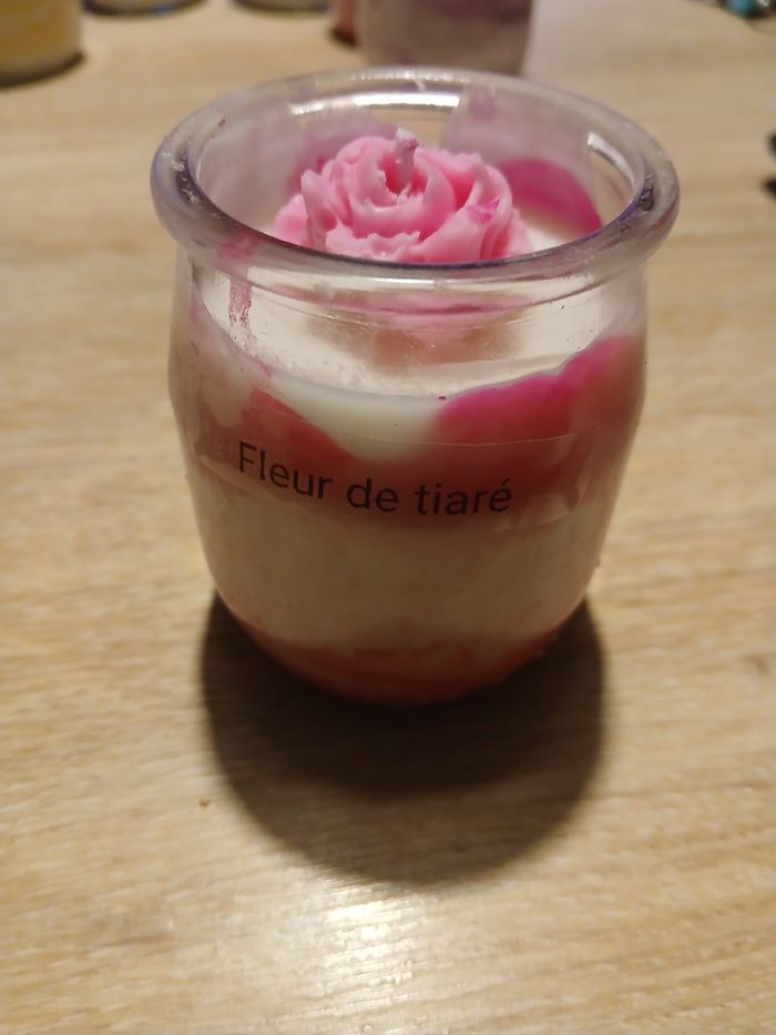 Bougie senteur fleur de tiaré