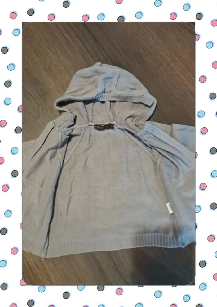 Gilet avec capuche 6 mois - photo numéro 3