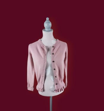 Gilet rose avec froufrou Palomino taille 9 ans