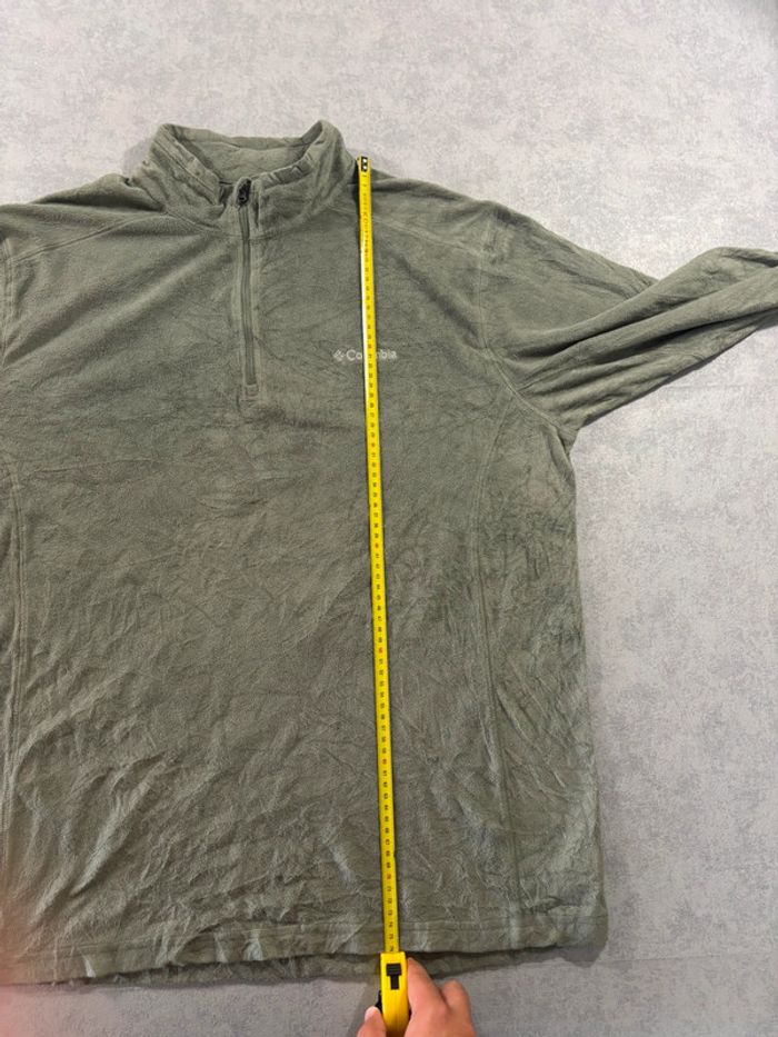 Polaire 1/4 Zip / Quarter zip Columbia Vert clair Taille XL - photo numéro 11