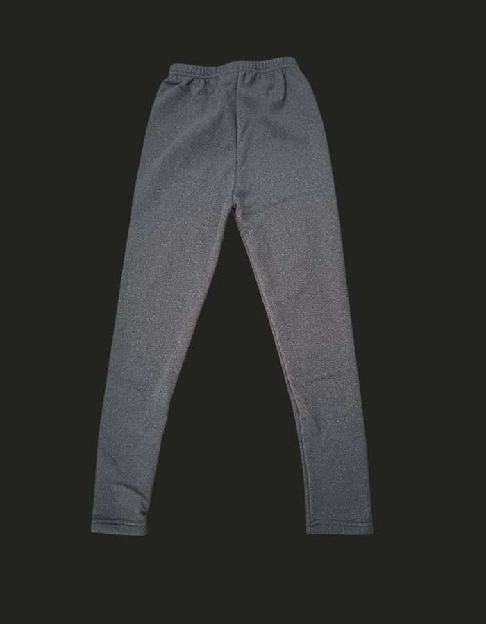 Legging gris clair chiné licorne très chaud molletonné neuf taille 11/12 ans - photo numéro 2