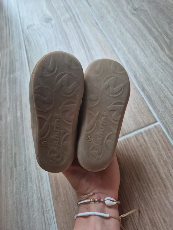 Chaussures cuir naturino fourrées 23 - photo numéro 6