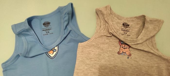 Lot 2 débardeurs Paw Patrol neufs - photo numéro 7