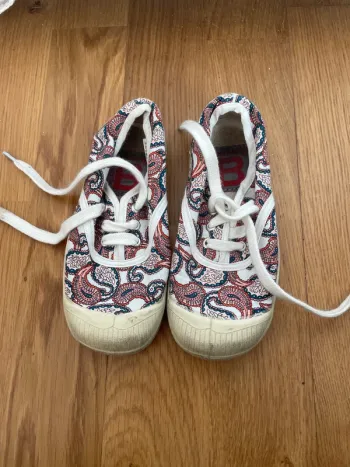 Baskets Bensimon en toile taille 24