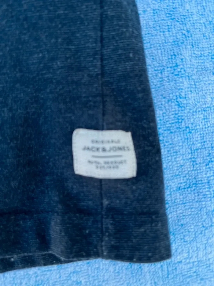 T shirt jack et jones taille L bleu marine - photo numéro 6