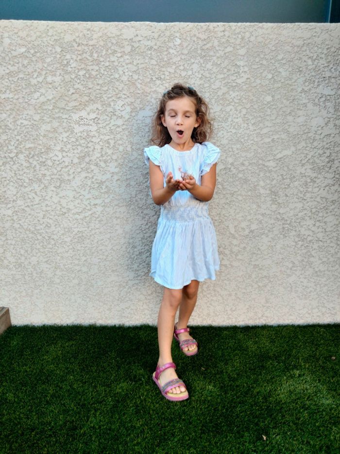 Robe été rayures - Tex - 7 ans - photo numéro 4