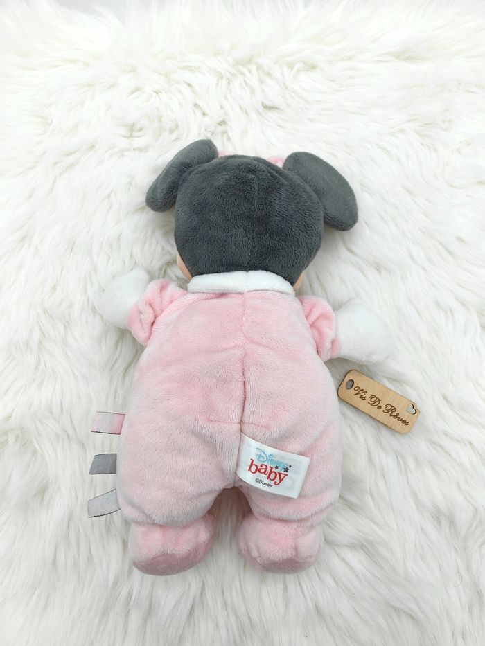 Doudou Peluche Minnie Rose Hello Star moutons Phosphorescente - photo numéro 3