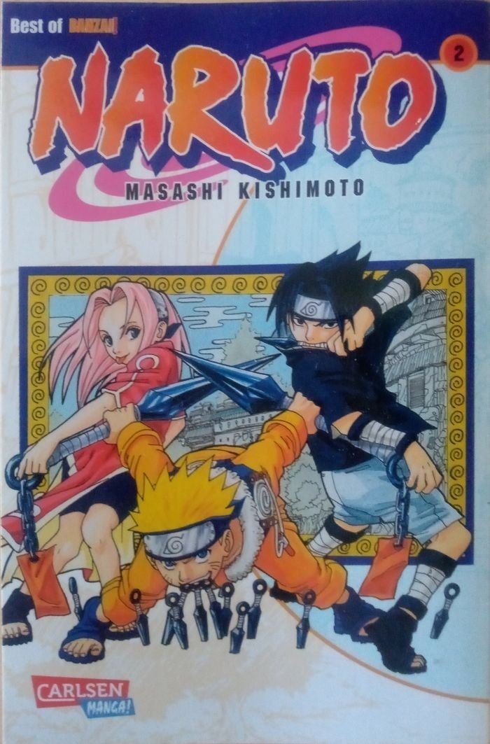 Manga -Naruto Tome 2 version allemande