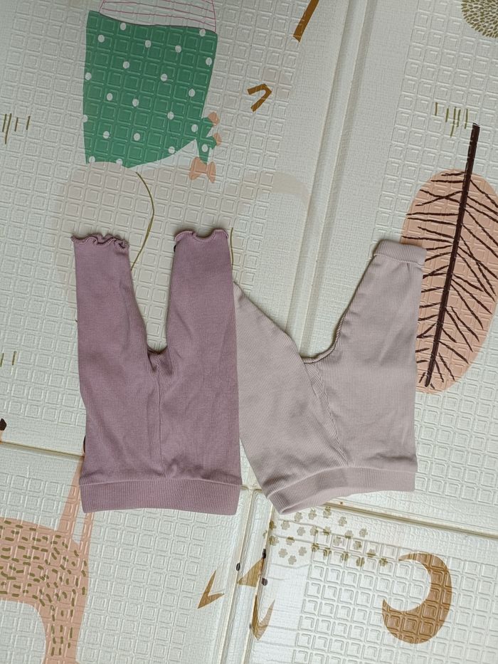 Lot 2 leegings Kiabi taille 3 mois