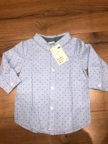 Chemise garçon H&M 🌺 6 -9 mois neuf avec étiquette