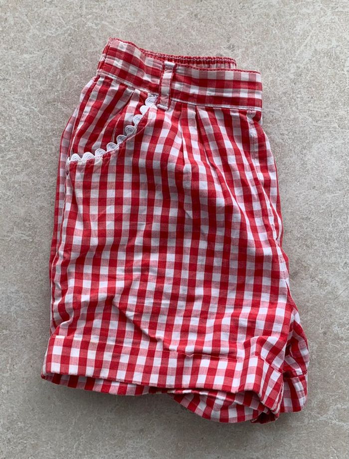 Short vichy à croquets - photo numéro 2