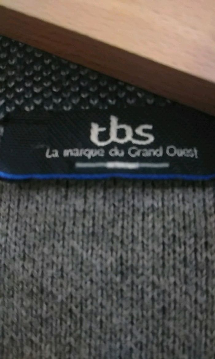 Veste gilet femme gris chiné taille 38 tbs      12 - photo numéro 8