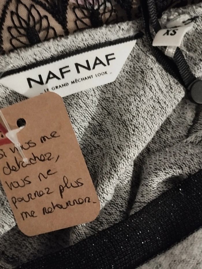 Robe pull avec dentelle dans le dos Naf Naf XS - photo numéro 8