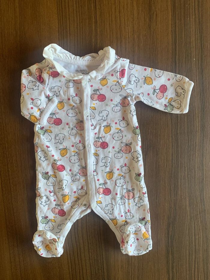 Pyjama Du pareil au même naissance fruits fille