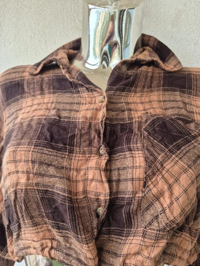 Chemise courte à carreau - photo numéro 2
