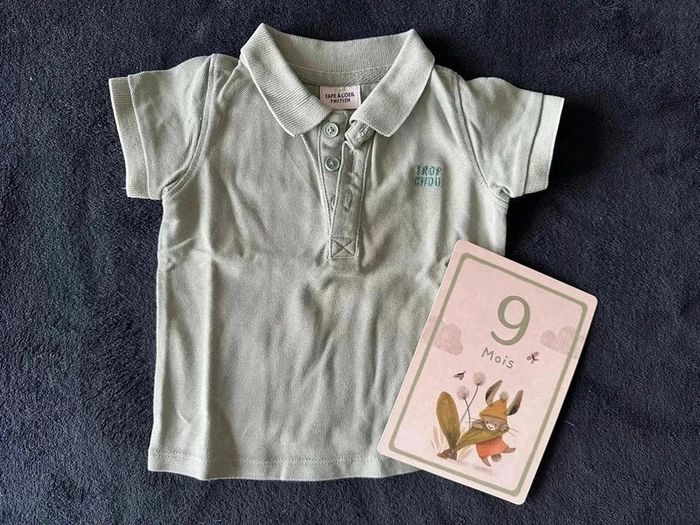 Lot 3 haut t-shirts manches courtes 9 mois TAO - photo numéro 5