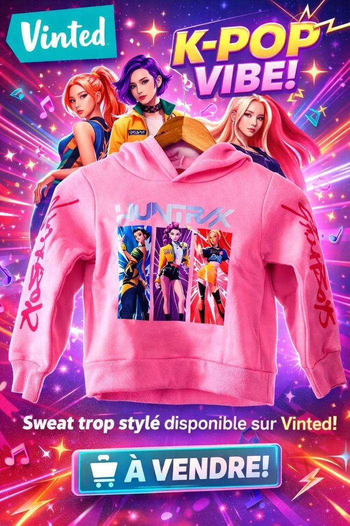 Sweat fille Kpop 5 ans - photo numéro 1