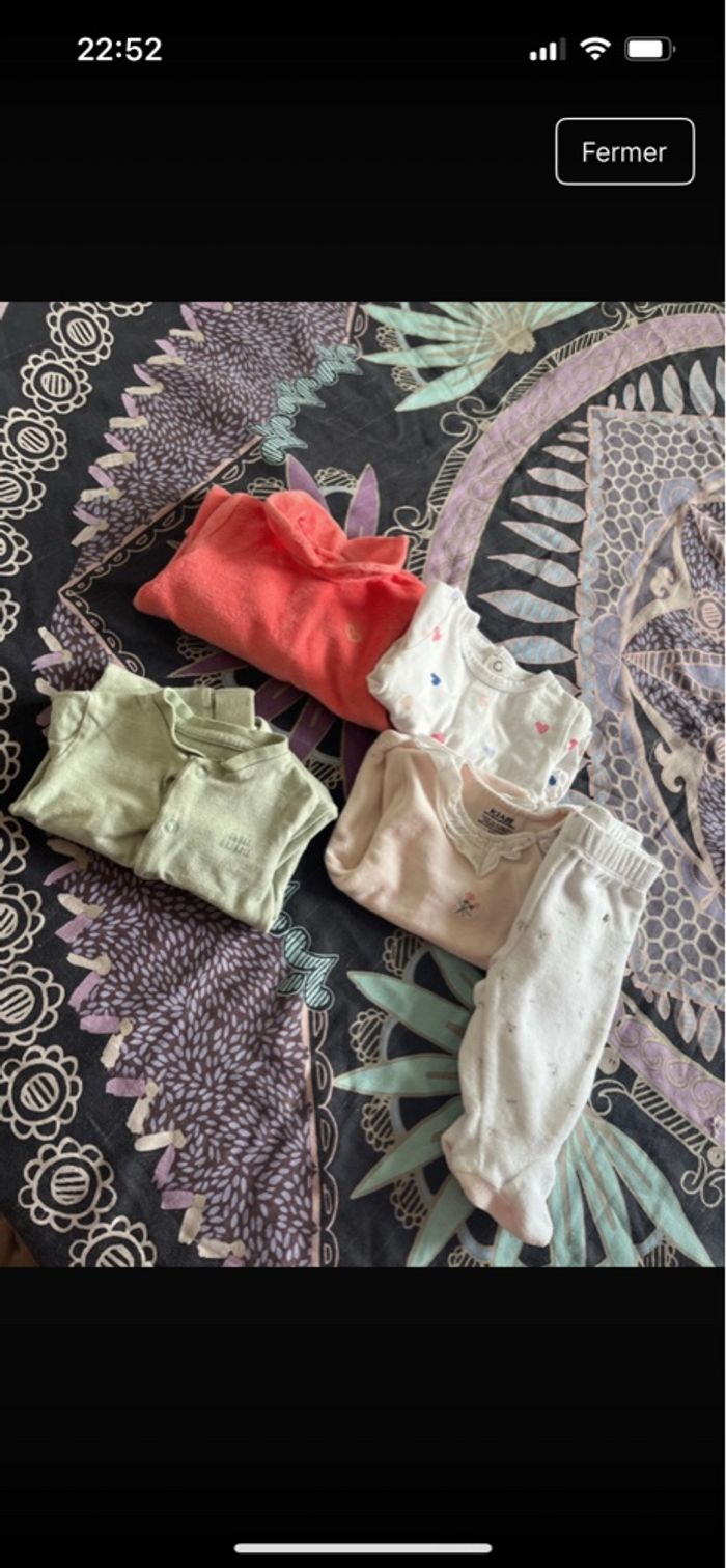 Lots vêtements. 1 mois fille - photo numéro 10